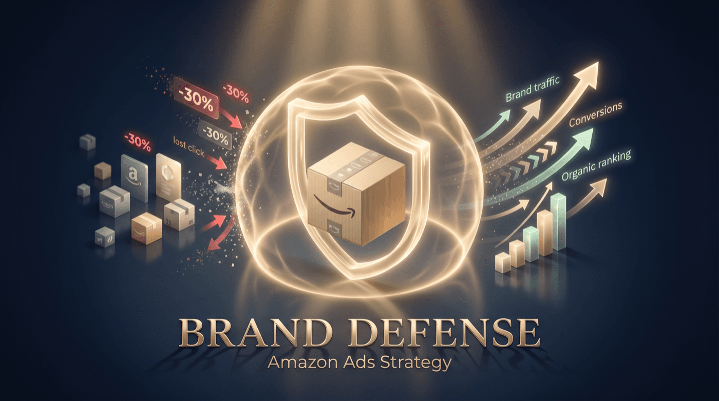 Amazon Ads brand defense campaign protecting branded searches from competitor traffic