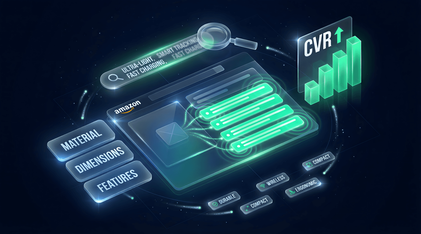 Estructura de bullet points de Amazon optimizados para conversión y SEO