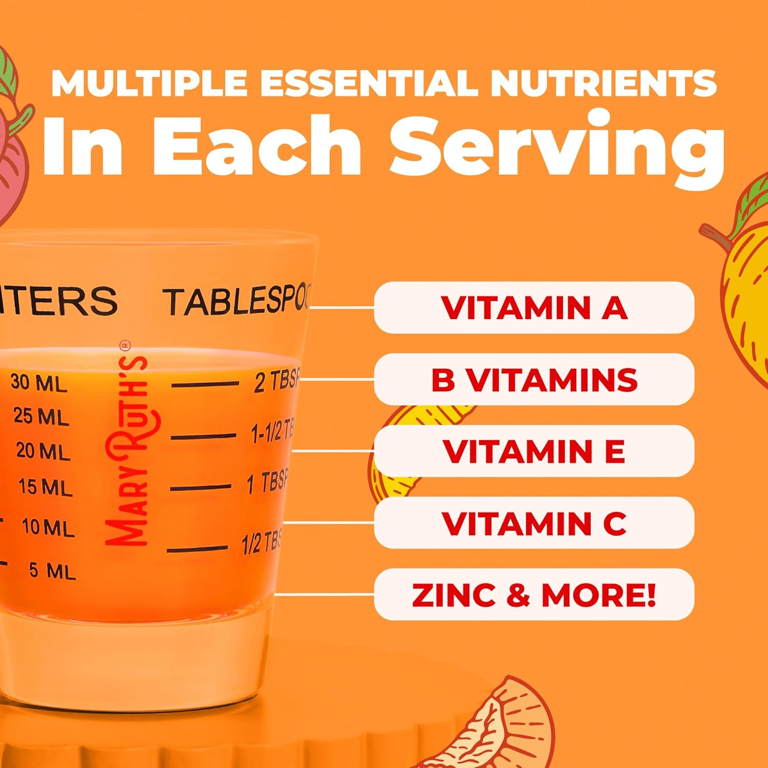 MaryRuth's — multiple essential nutrients per serving